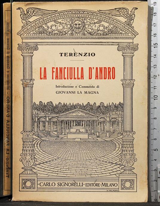 La fanciulla d'andro - P. Afro Terenzio - copertina