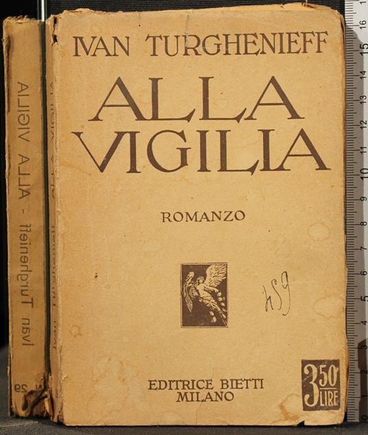 Alla Vigilia - Ivan Turgenev - copertina