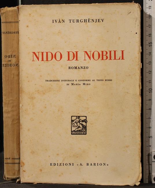 Nido di nobili - Ivan Turgenev - copertina