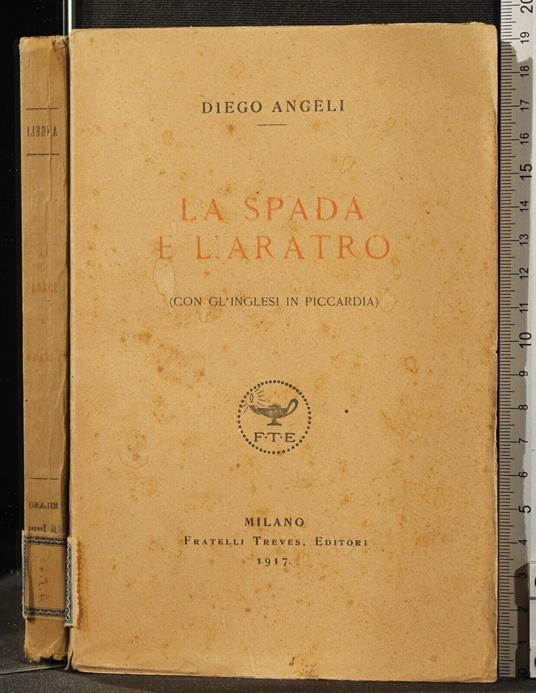 La spada e l'aratro - Diego Angeli - copertina
