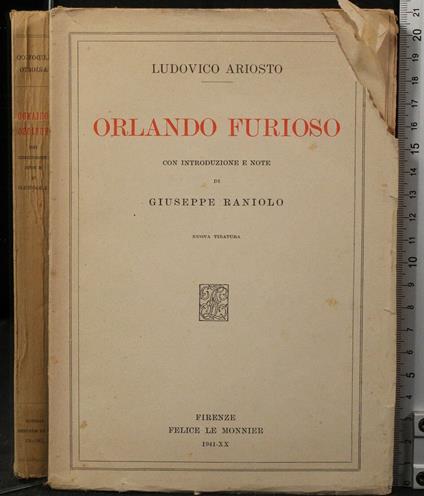 Orlando - Ludovico Ariosto - copertina