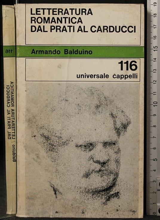 Letteratura Romantica Dal Prati Al - Armando Balduino - copertina