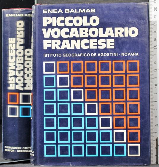 Piccolo vocabolario francese - Enea Balmas - copertina