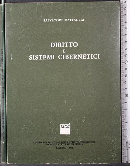 Diritto e sistemi cibernetici - Salvatore Battaglia - copertina