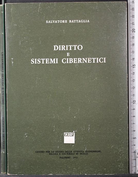 Diritto e sistemi cibernetici - Salvatore Battaglia - copertina