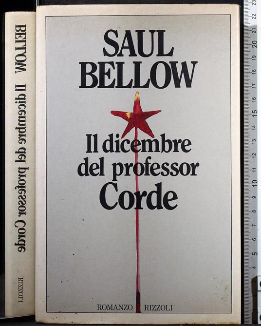 Il dicembre del professor Corde - Saul Bellow - copertina