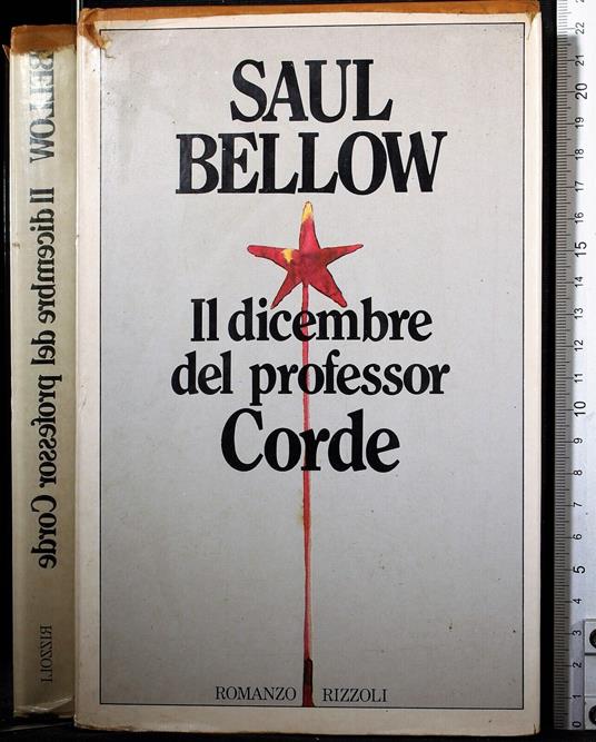 Il dicembre del professor Corde - Saul Bellow - copertina