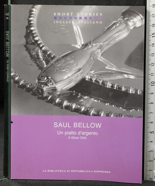 Un Piatto - Saul Bellow - copertina