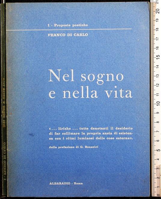 Nel sogno e nella vita - Franco Di Carlo - copertina