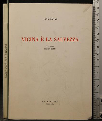 Vicina È La - John Donne - copertina
