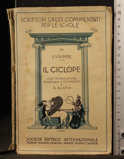 Il ciclope - Euripide - copertina