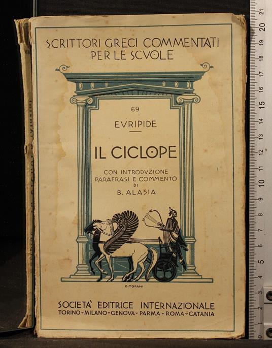 Il ciclope - Euripide - copertina
