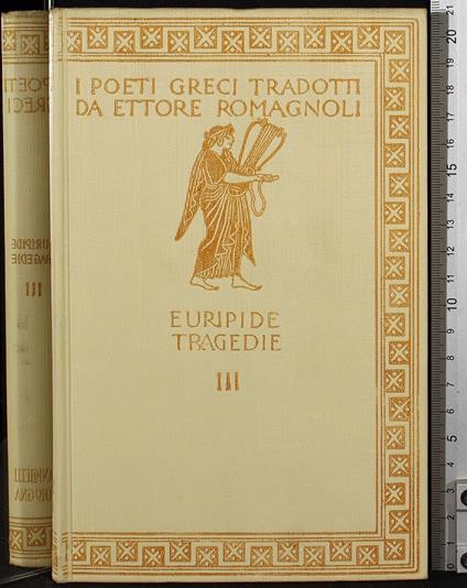 Tragedie. Vol III - Euripide - copertina