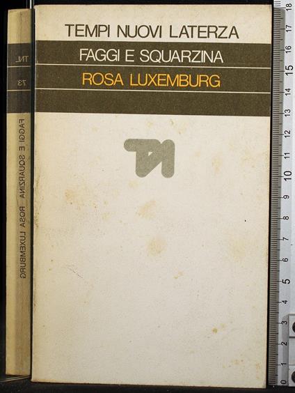 Rosa Luxemburg - Vico Faggi - copertina