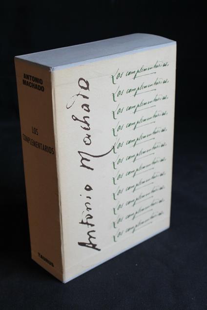 Los Complementarios 2 Volumi - Antonio Machado - copertina