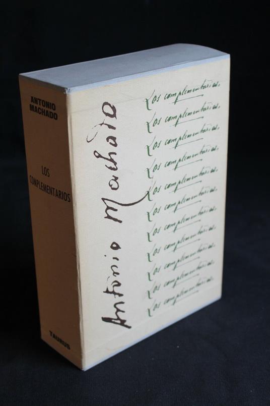 Los Complementarios 2 Volumi - Antonio Machado - copertina