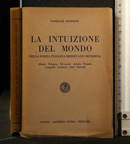 La Intuizione Del Mondo - Pasquale Mainenti - copertina