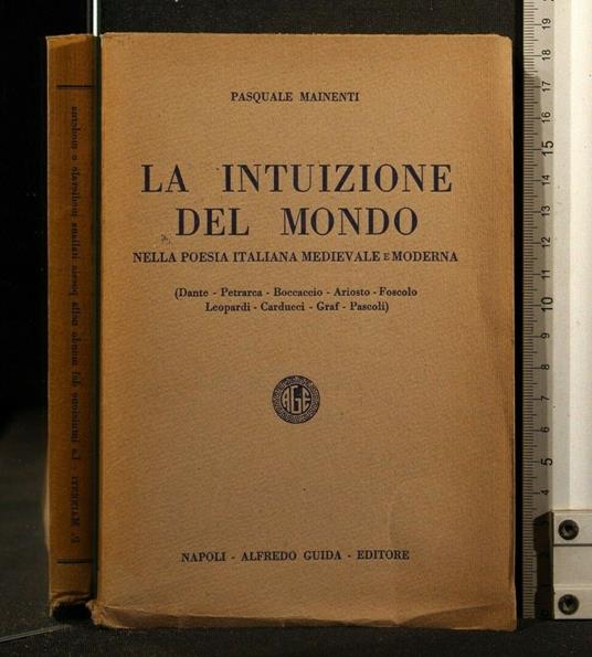 La Intuizione Del Mondo - Pasquale Mainenti - copertina
