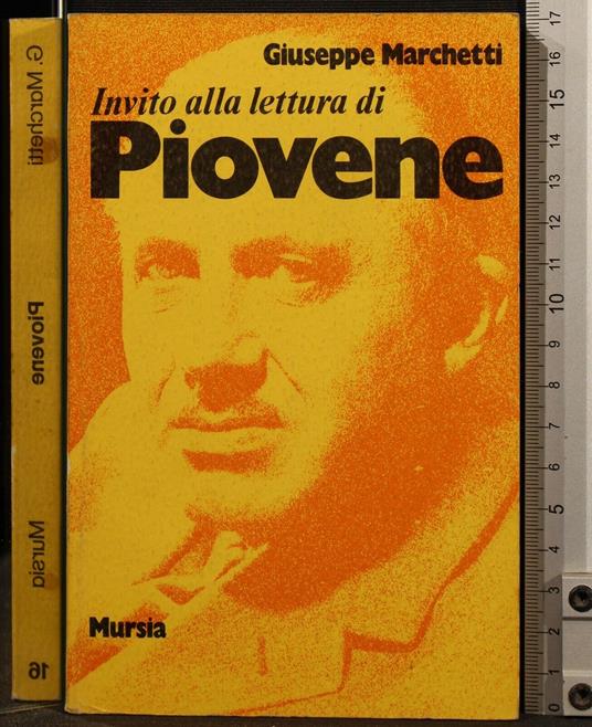 Invito Alla Lettura di Piovene - Giuseppe Marchetti - copertina