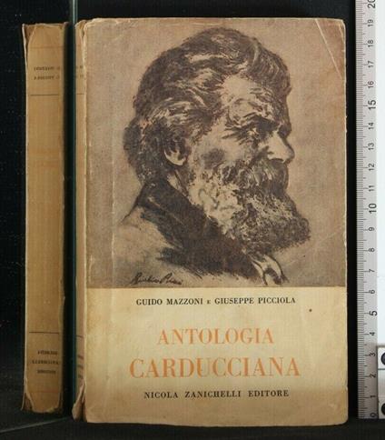Antologia Carducciana - Guido Mazzoni - copertina