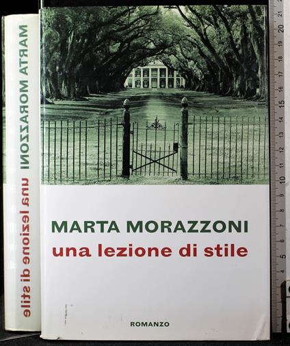 Una lezione di stile - Marta Morazzoni - copertina