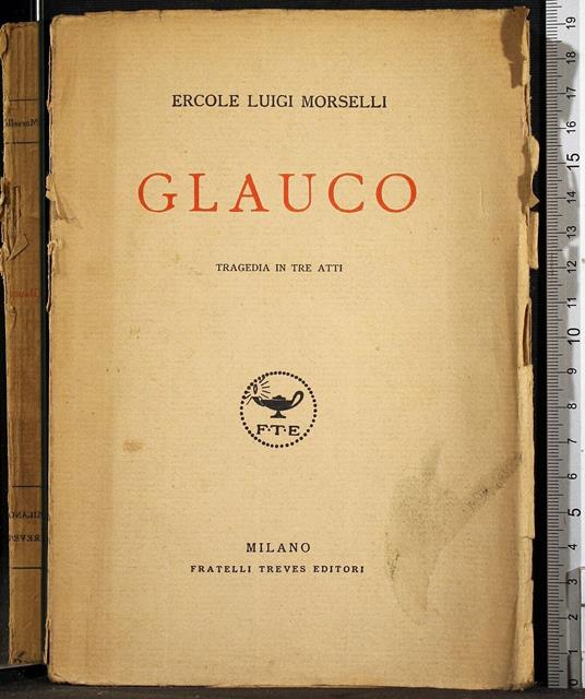 Glauco - Ercole Luigi Morselli - copertina