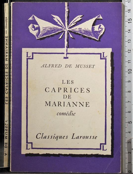 Le caprice de Marianne - Alfred de Musset - copertina