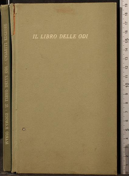 Il libro delle Odi - Mario Ramous - copertina