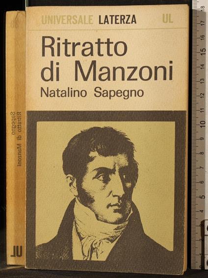 Ritratto di Manzoni - Natalino Sapegno - copertina