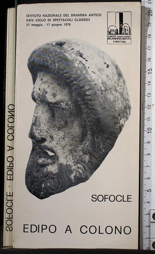 Edipo a Colono - Sofocle - copertina