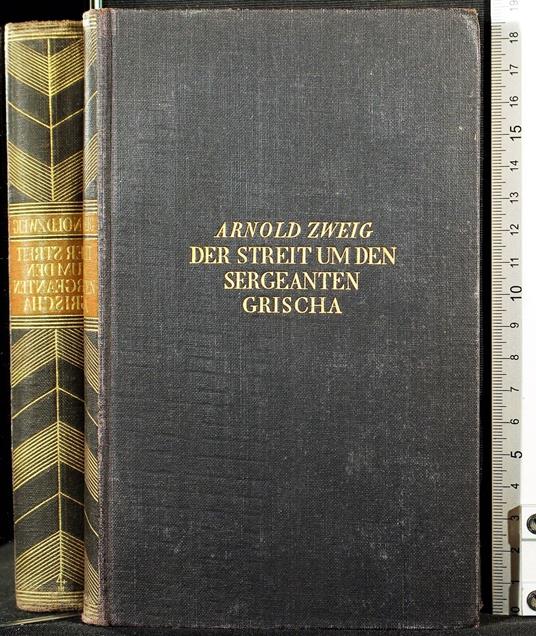 Der streit um den sergeanten grischa - Arnold Zweig - copertina