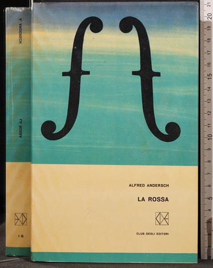 La Rossa - Alfred Andersch - copertina