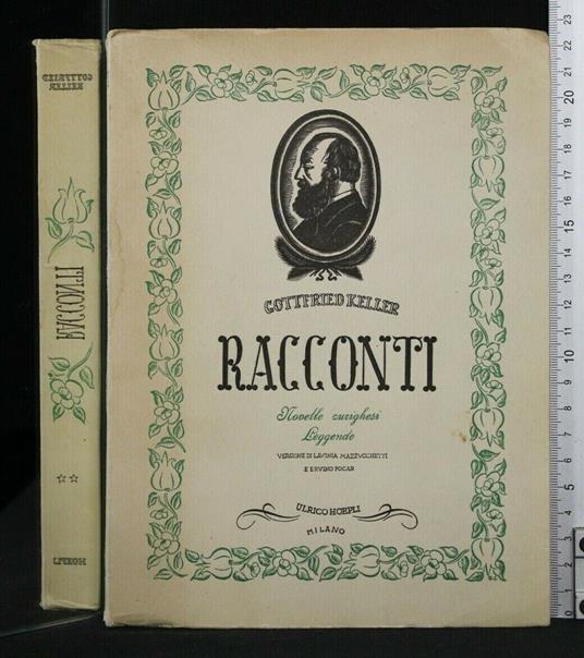 Racconti Novelle Zurighesi Leggende - Gottfried Keller - copertina