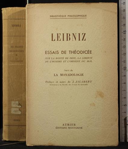 Essais de Theodicee - Gottfried W. Leibniz - copertina