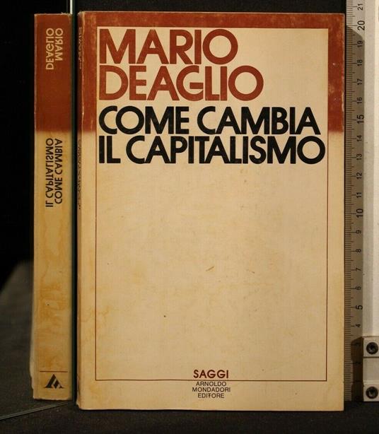 Come Cambia Il Capitalismo - Mario Deaglio - copertina
