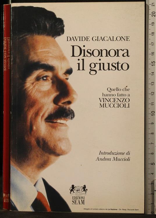 Disonora Il Giusto - Davide Giacalone - copertina