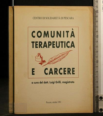 Comunità Terapeutica e Carcere - Luigi Grilli - copertina