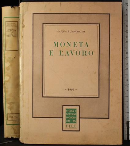 Moneta e lavoro - Pasquale Jannaccone - copertina