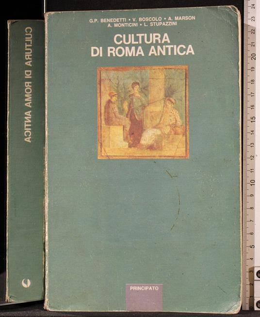 Cultura di Roma antica - Arrigo Benedetti - copertina