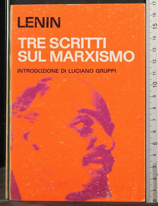 Tre Scritti Sul Marxismo - Lenin - copertina