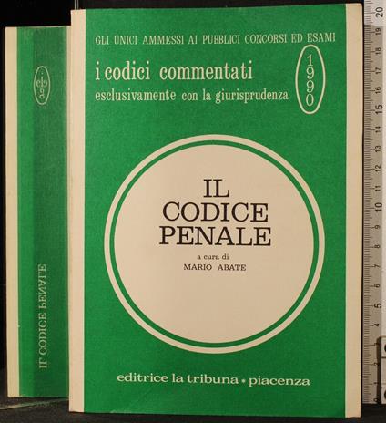 Il codice penale - Mario Abate - copertina