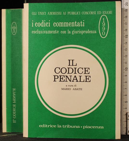 Il codice penale - Mario Abate - copertina