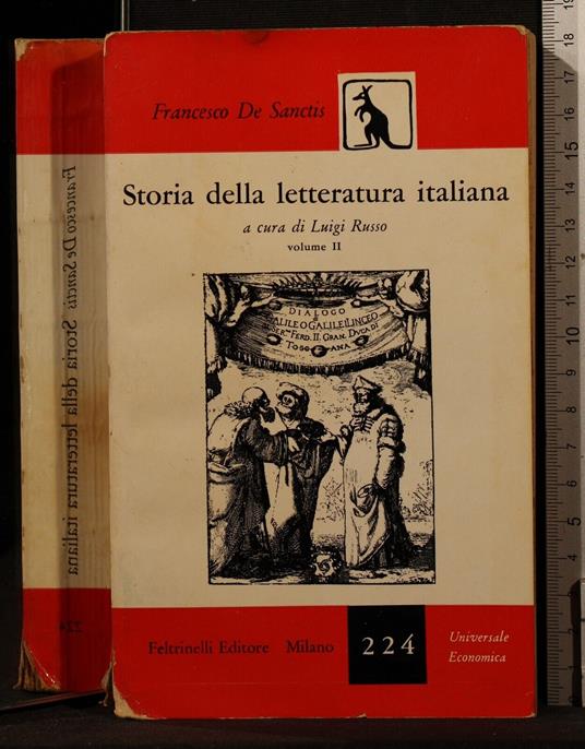 Storia della letteratura Italiana. Vol II - De Sanctis - copertina