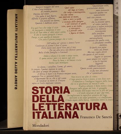Storia della letteratura Italiana - De Sanctis - copertina