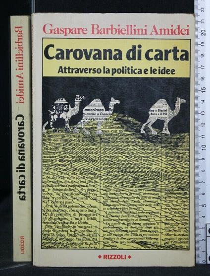 Carovana di Carta - Gaspare Barbiellini Amidei - copertina