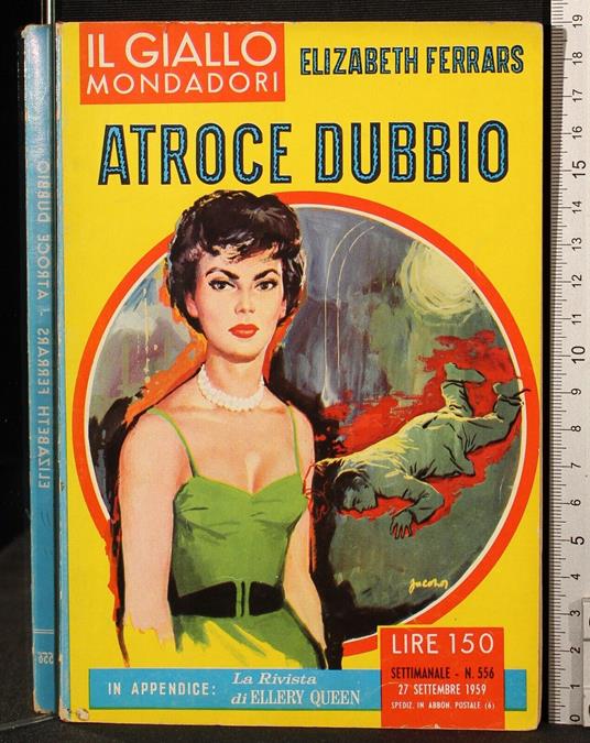 Atroce dubbio - Elizabeth Ferrars - copertina