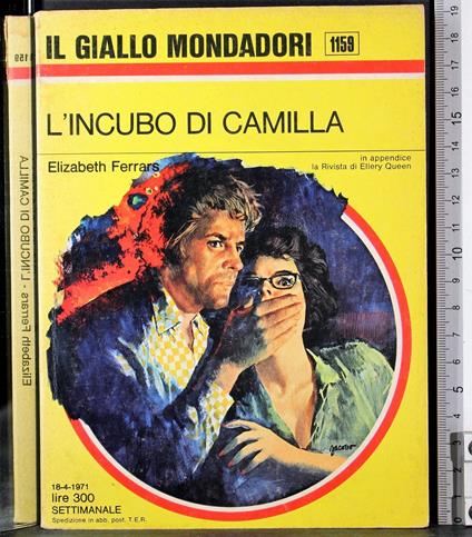 L' incubo di Camilla - Elizabeth Ferrars - copertina