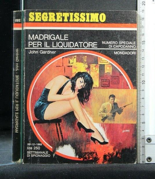 Madrigale per Il Liquidatore - John Gardner - copertina