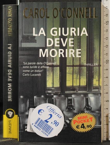 La Giuria Deve - Carol O'Connell - copertina