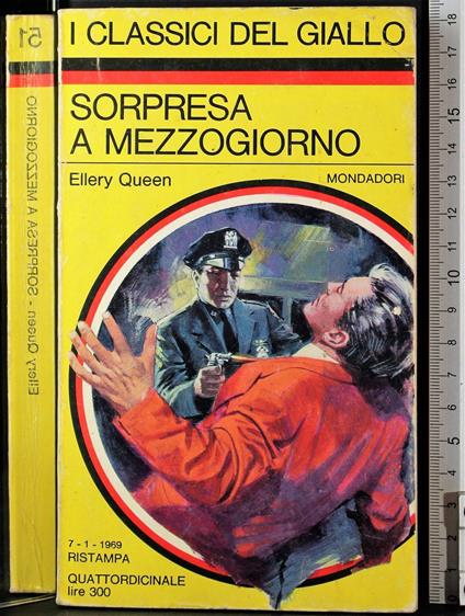 Sorpresa a mezzogiorno - Ellery Queen - copertina